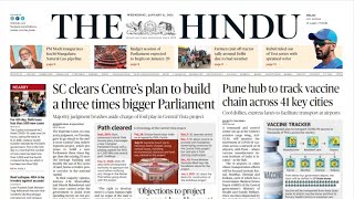 6 January 2021 | The Hindu Newspaper Analysis | Current affairs 2020 #UPSC #IAS #Todays The Hindu