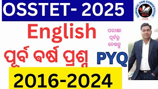 osstet previous year english question paper /osstet english grammar  previous year question paper