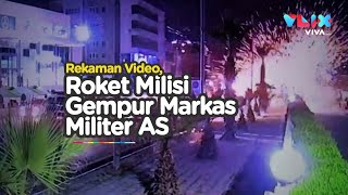 Serangan Roket Hujani Markas Militer Amerika, 1 Orang Tewas