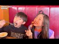 ママに内緒でステーキ爆食！パパと子どもたちでランチを食べにきました♪【ちびっこモッパン】