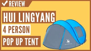 HUI LINGYANG 4 Person Easy Pop Up Tent Review