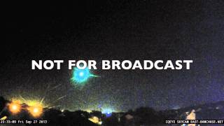 09-27-13 Very large fireball in the east sky from Central Indiana