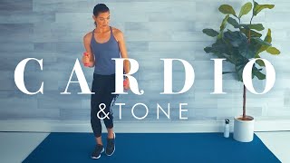 Cardio Workout with Dumbbells for Seniors & Beginners // Osteoporosis Friendly!