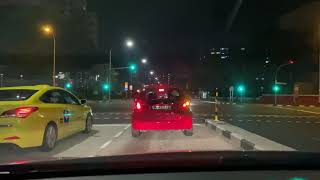 Driving in Singapore 4K - Driving in Residential Area and HDB Carpark - Night Driving