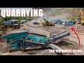 Quarrying with Powerscreen Mobile Crushers & Screeners