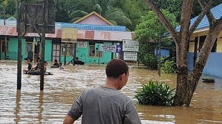 Ruang Kelas Terendam Banjir, Murid SDN Kupang 2 Kabupaten Tapin Terpaksa Diliburkan