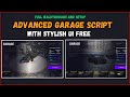 Free Script | QBcore | ESX | Advanced Garage Script | With stylish UI | Installation Video
