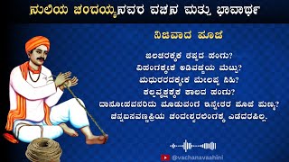 ಜಲಚರಕ್ಕೆಕೆ ತಪ್ಪದ ಹಂಗು? | Nuliya Chandayya | Kannada Podcast | Vachana Vaahini