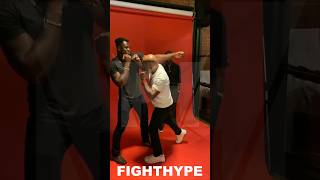 MIKE TYSON SHOWS FRANCIS NGANNOU THE KNOCKOUT SHOT FOR TYSON FURY; TEACHES HOW TO LAND KO COMBO