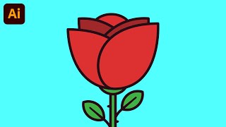 How to Draw a Rose in Illustrator (Tutorial)