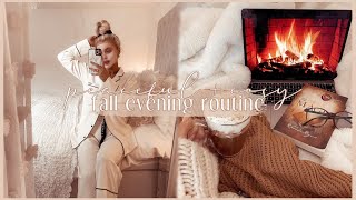 FALL NIGHT ROUTINE | a very cosy + peaceful evening 🍂