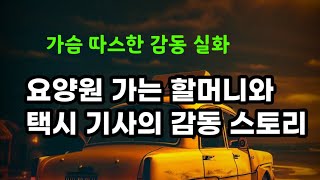 요양원에 입원하는 할머니와 어느 택시 기사의 감동  이야기 [감동글] 감동영상