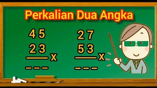 Trik Cepat Perkalian Dua Digit Dengan Metode Susun #matematika