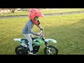 xtm pro rider 500w 36v electric dirt bike conor tries speed 2