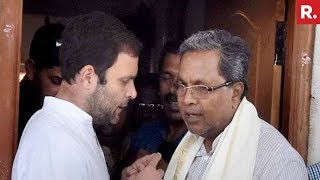 CM Siddaramaiah Meets Rahul Gandhi In Delhi