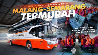 CUMA Rp 160.000,- DAPET BIS SEBAGUS INI !! 🤩 - Trip Malang-Semarang Naik Harapan Jaya Angkatan Pagi