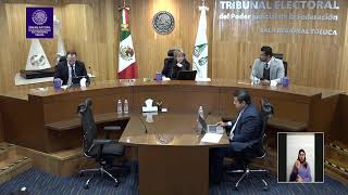 Sesión Pública de la Sala Regional Toluca del 23 de diciembre de 2024.