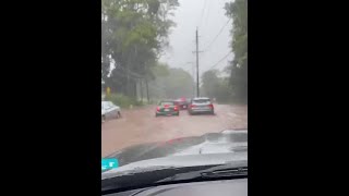 'Do not come through here' Heavy rainfall floods major roadways in Windward Oahu