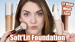 FENTY BEAUTY SOFT'LIT NATURALLY LUMINOUS HYDRATING FOUNDATION | Review and 12-Ho