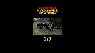 慰安妇幸存者控诉，日军的折磨痛不欲生，却无人敢出声反抗 #伙伴计划 #历史 #日军