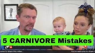 5 CARNIVORE Diet Mistakes + Your Questions