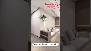 DIY living room setting 54 square