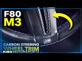 How to Install F80 BMW M3 CARBON FIBER STEERING WHEEL (Works on F87 M2C, F80 M3 and F82 M4)