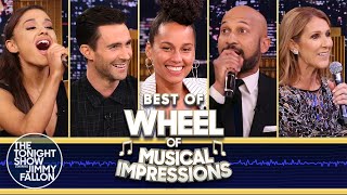 Wheel of Musical Impressions with Ariana Grande, Christina Aguilera, Adam Levine