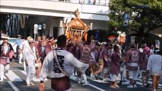 本牧神社 無形民俗文化財　神輿が大迫力