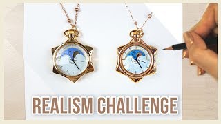 ⭐THE REALISM CHALLENGE!⭐ Drawing & Painting Sailor Moon's Pocket Watch | Art Journal Thursday Ep. 7