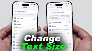 How To Change Font Size On iPhone 17 Pro / Pro Max