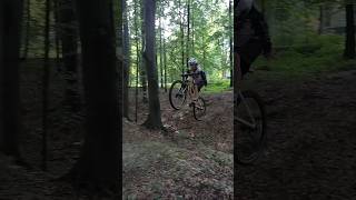 one hand pojezd na Step upu #mtb #enduro #dirtjump