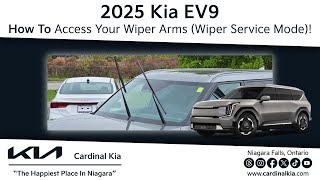 2025 Kia EV9 | How To Access Your Wiper Arms (Wiper Service Mode)!