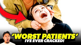 **THE WORST CHIROPRACTIC PATIENTS** EVER CRACKED! 😱😭 | Asmr Back \u0026 Neck Pain | Dr Avram