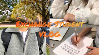 영국 교환학생 vlog :) eng) 찐 교환학생 브이로그 하지만 먹방을 곁들인 | 학교 수업 듣기 | 투머치 브이로거 되다