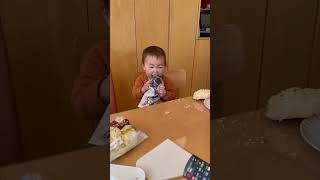 【食欲旺盛な1歳4ヶ月の女の子】食欲の秋【四人育児】A 1 year and 4 month old girl who loves to eat