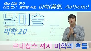 남들은 모르는 미술 [미학] -20- 3권 P.186~191 (르네상스까지의 미학)