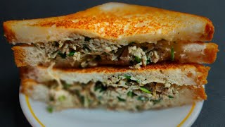 CHICKEN MAYO SANDWICH | EASY CHICKEN MAYONNAISE SANDWICH | EASY AND QUICK SANDWICH 😛😛| BEST RECIPE