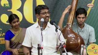 Palghat Dr.R.Ramprasad (Vocal) – Mudhra’s 30th Fine Arts Festival