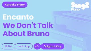 Encanto - We Don't Talk About Bruno (Karaoke Piano)