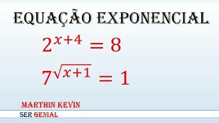 EQUAÇÃO EXPONENCIAL