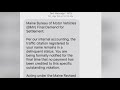 Maine officials warn of scam texts about unpaid traffic tickets