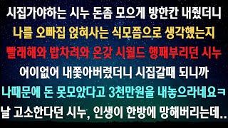 [사이다사연] 시집못가는게 내탓이라고 고소드립 날리던 시누 ㅋ [라디오드라마/실화사연]