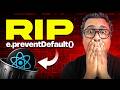 React 19 Just Killed e.preventDefault()