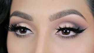 NEUTRAL SMOKEY EYE MAKEUP TUTORIAL | BeautyyBird