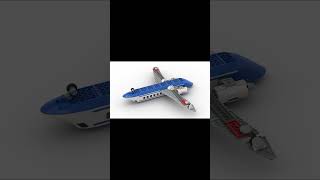 LEGO City 3181 | Passenger Plane | 2010 | Speed Build | #shorts