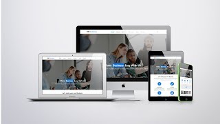 Create professional responsive template using bootstrap 4