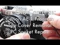 Fix Old Cameras: AE 1P Top Cover Removal / PC Socket Repair