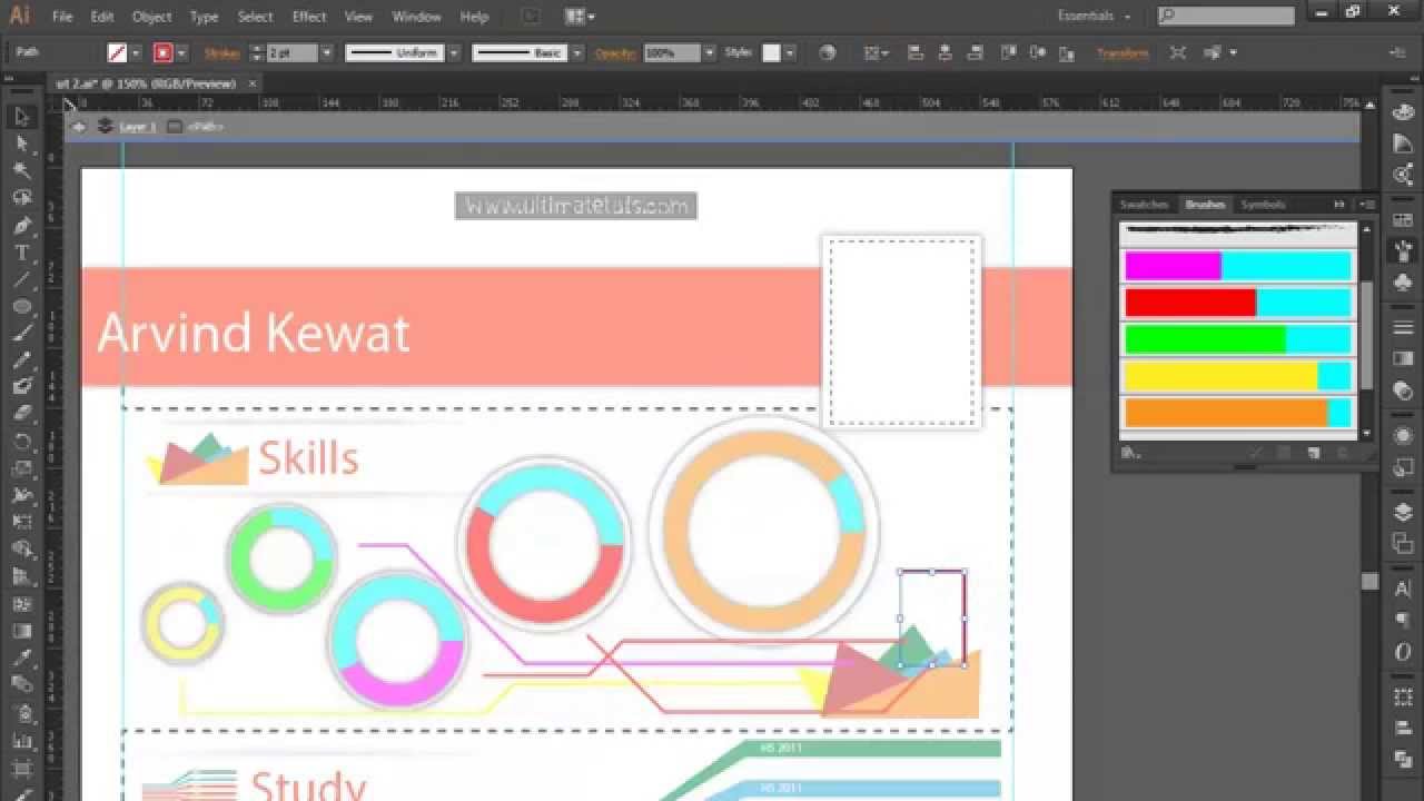 Adobe Illustrator Infographic Templates Professional Design Template