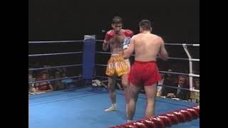 Exciting KO Finish Kickboxing Classic  | I.SK.A. / W.K.A. LHW Championship Bout #kickboxing